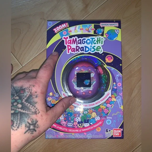Tamagotchi Paradise Virtual Pet Toy Purple Sky - Picture 7 of 7